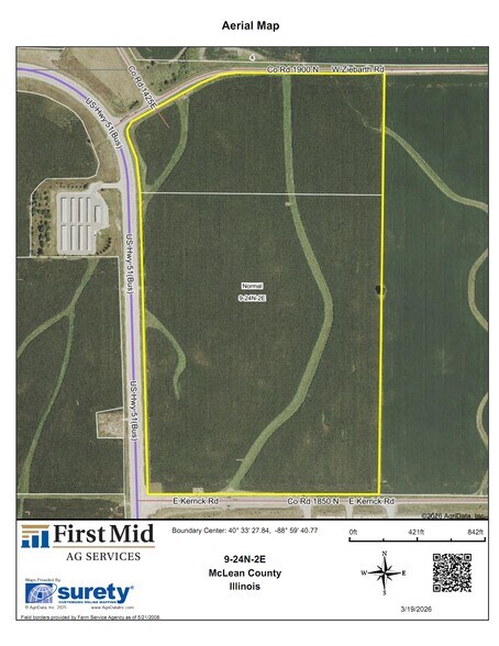 2650 Main Street, Normal, IL à vendre - Aérien – Image 3 sur 7