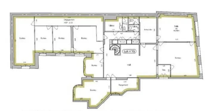 Bureau dans Paris à louer Plan d’étage– Image 1 sur 7