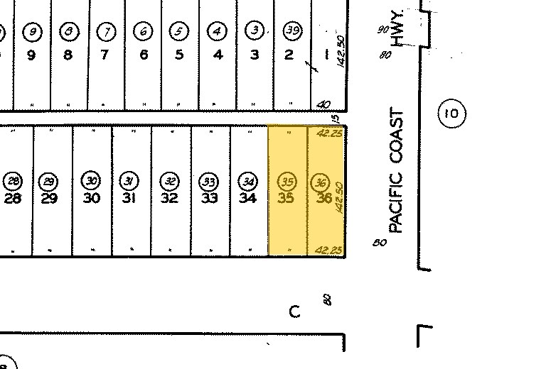 1011-1021 S Pacific Coast Hwy, Redondo Beach, CA à louer - Plan cadastral – Image 2 sur 2