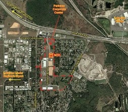 3980-3990 S Pipkin Rd, Lakeland, FL - Vue aérienne vue de carte