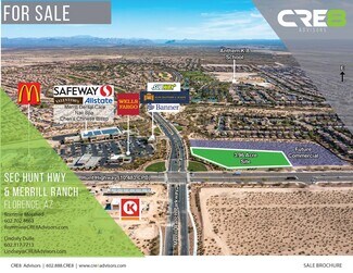 Plus de détails pour SEC Hunt Hwy & Merrill Ranch Parkway, Florence, AZ - Terrain à vendre