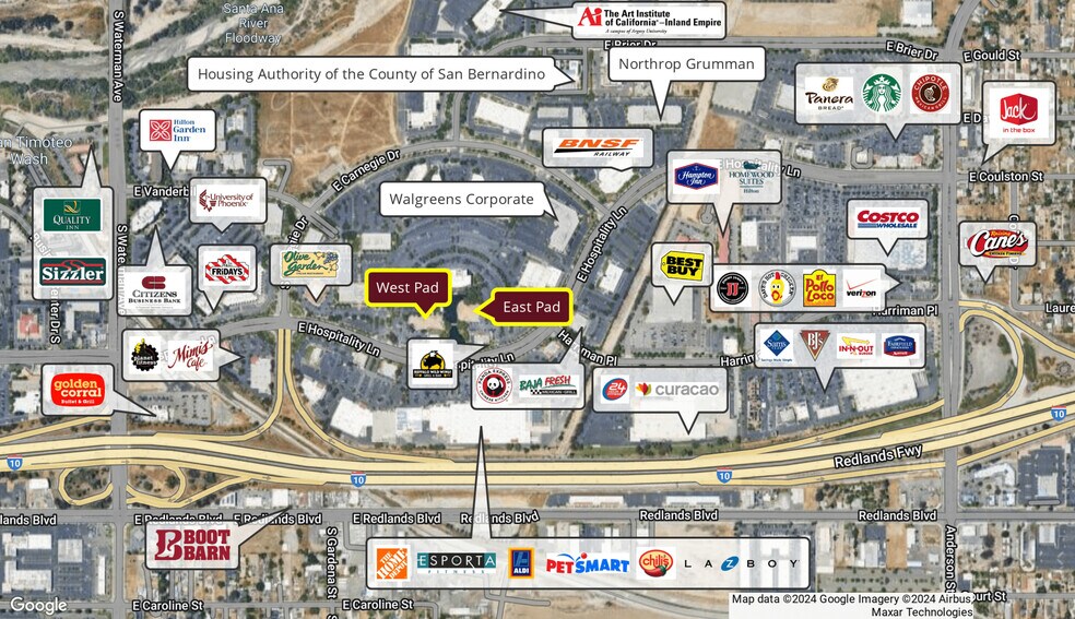 NWQ of E. Hospitality Lane & Harriman Place, San Bernardino, CA à vendre - Photo principale – Image 1 sur 4