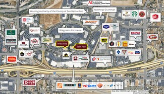 Plus de détails pour NWQ of E. Hospitality Lane & Harriman Place, San Bernardino, CA - Terrain à vendre