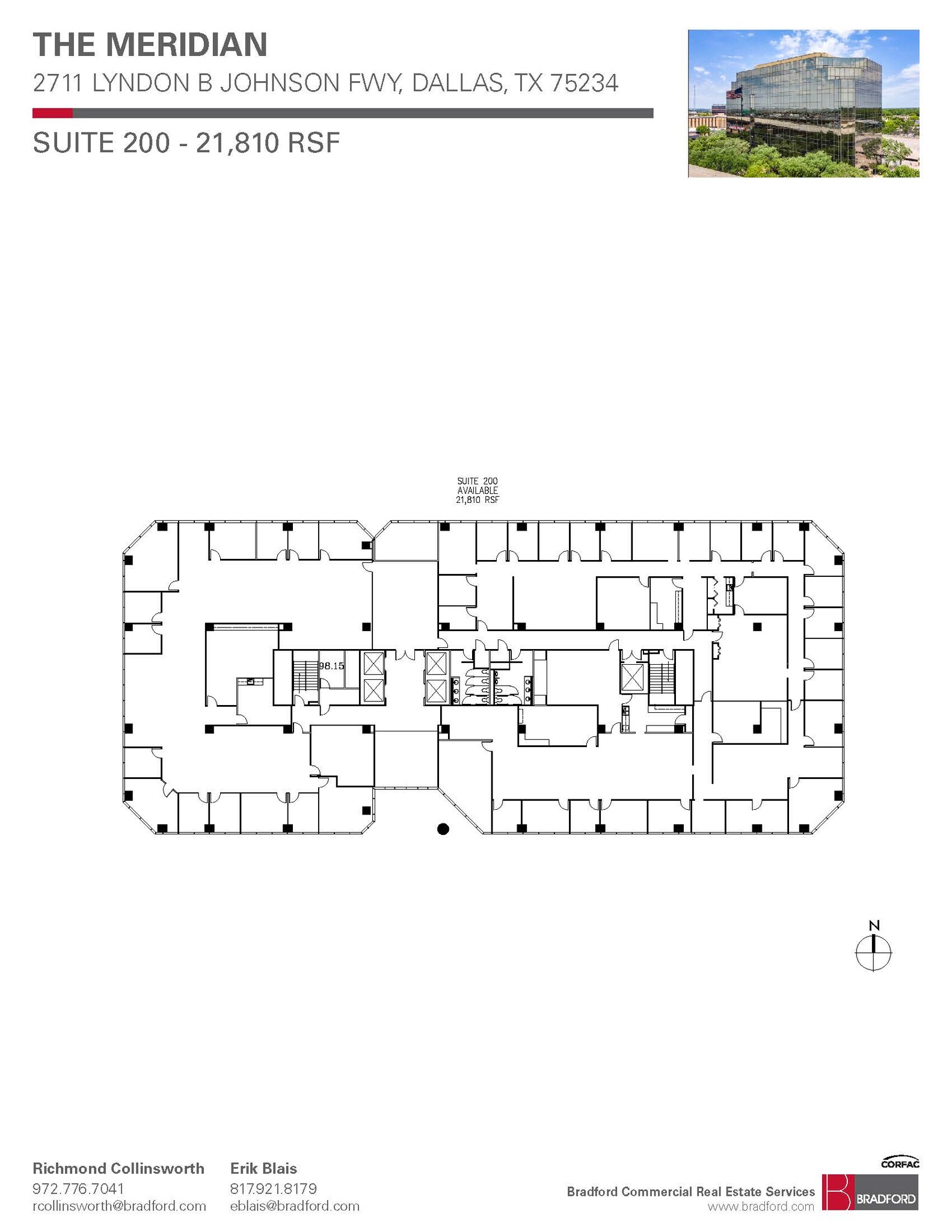 2711 Lyndon B Johnson Fwy, Dallas, TX à louer Plan d’étage– Image 1 sur 1