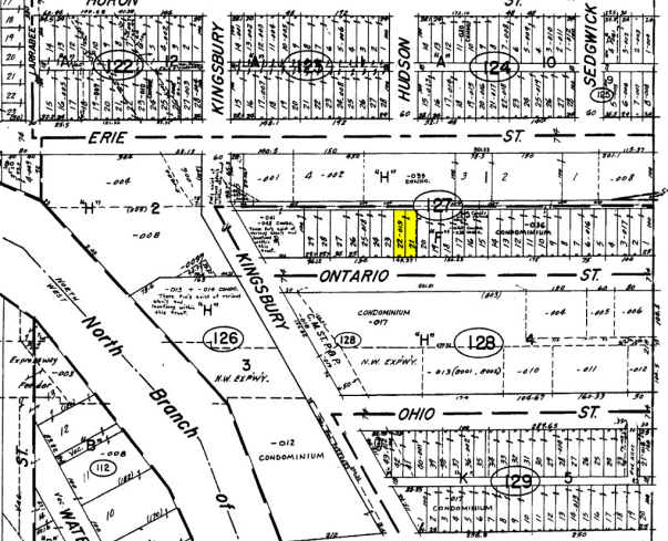 434 W Ontario St, Chicago, IL à vendre - Plan cadastral – Image 3 sur 25