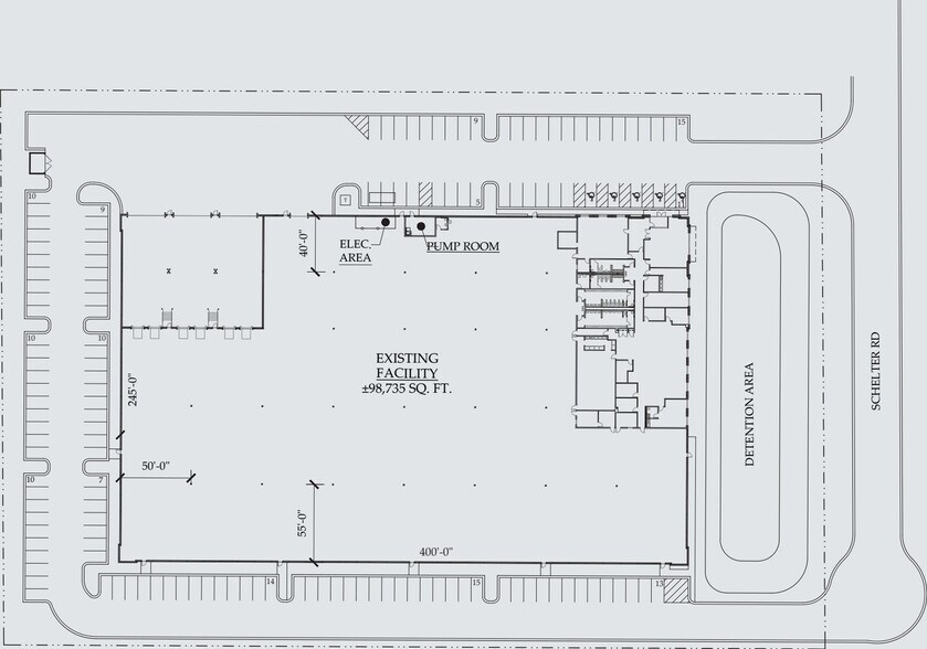 610 Schelter Rd, Lincolnshire, IL à louer - Plan de site – Image 2 sur 2