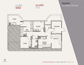 5040 N 15th Ave, Phoenix, AZ à louer Plan d’étage– Image 1 sur 1
