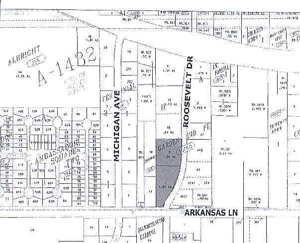 2100 Roosevelt Dr, Arlington, TX à louer - Plan cadastral – Image 3 sur 5