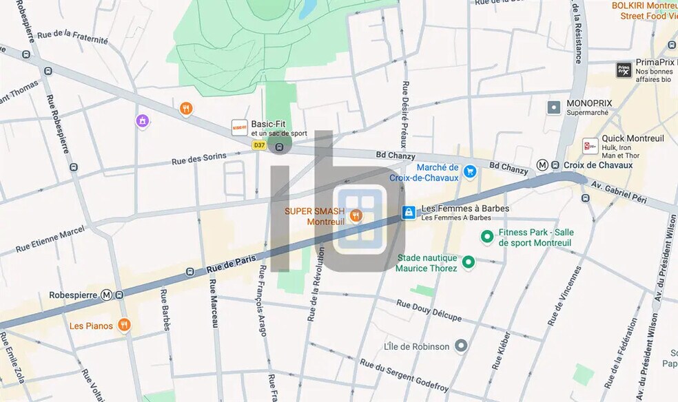 Local commercial dans Montreuil à louer - Photo de l’immeuble – Image 3 sur 3