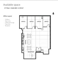110 9 Av SW, Calgary, AB à louer Plan d’étage– Image 1 sur 1