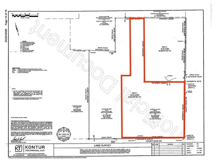 4750 County Road 301, Bartlett, TX à vendre - Plan cadastral – Image 1 sur 6