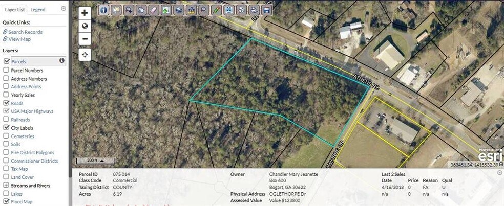 0 Oglethorpe, Crawford, GA à vendre - Autre – Image 3 sur 3