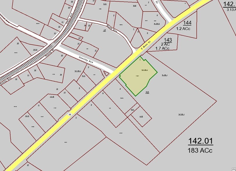 608 E Main St, Hohenwald, TN à vendre - Plan cadastral – Image 3 sur 4