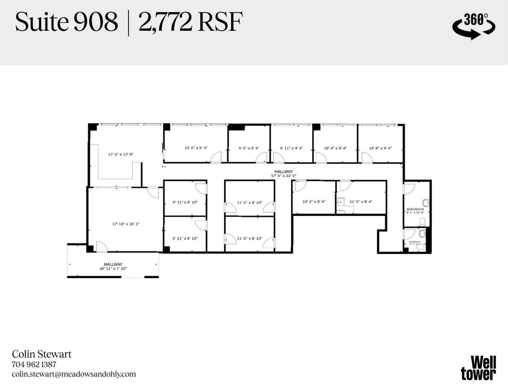 1718 E 4th St, Charlotte, NC à louer Plan d’étage– Image 1 sur 1