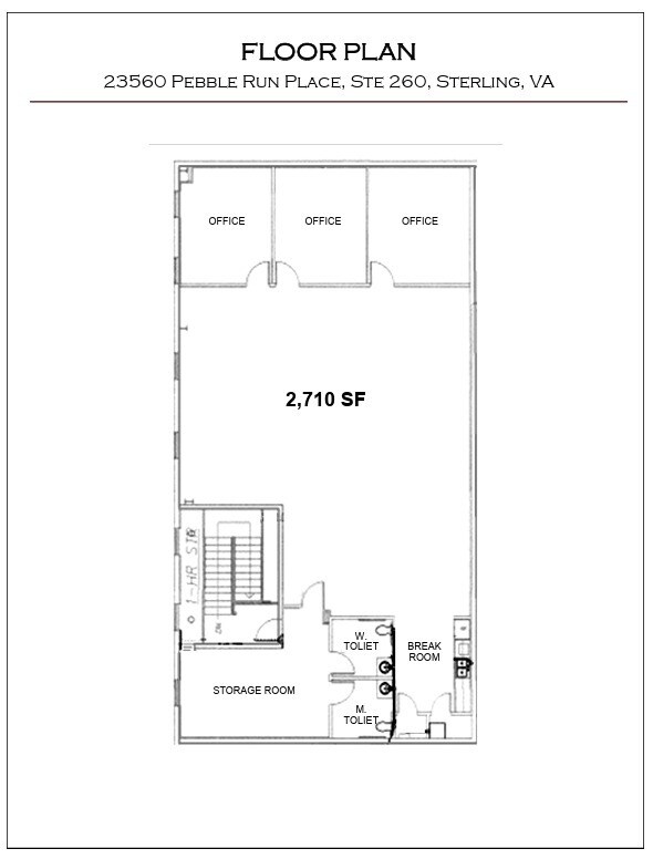 23560 Pebble Run Dr, Sterling, VA à louer Plan d’étage– Image 1 sur 1
