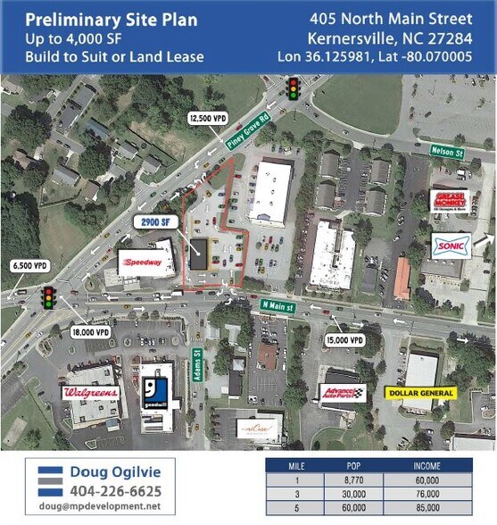 405 N Main St, Kernersville, NC à vendre - Photo de l’immeuble – Image 1 sur 7