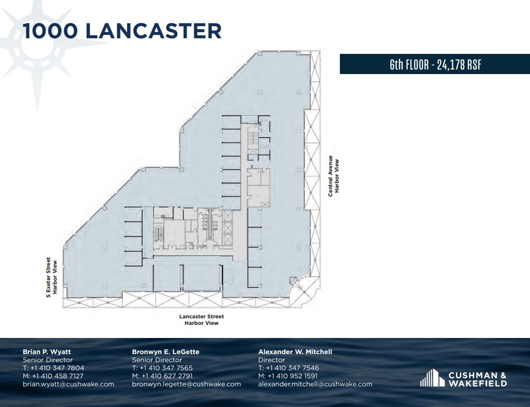 100 International Dr, Baltimore, MD à louer Plan d’étage– Image 1 sur 1