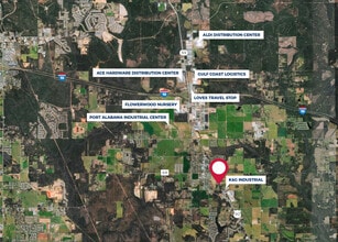 26655 Railroad Ave, Loxley, AL - Vue aérienne vue de carte