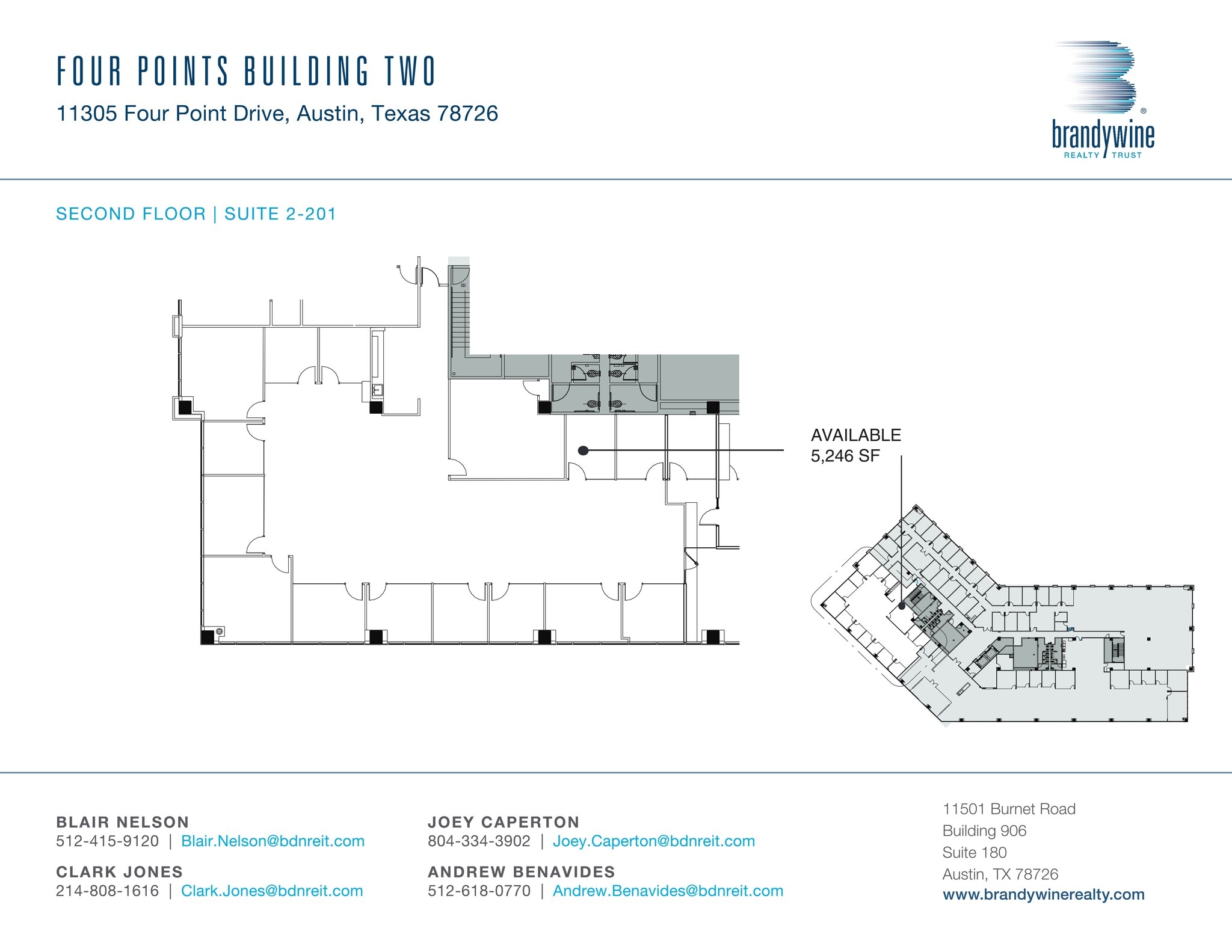 11305 Four Points Dr, Austin, TX à louer Plan de site– Image 1 sur 1