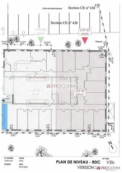 Bureau dans Chartres à louer - Plan d’étage – Image 2 sur 4