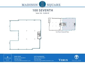 100 N 7th Ave, Phoenix, AZ à louer Plan d’étage– Image 1 sur 1