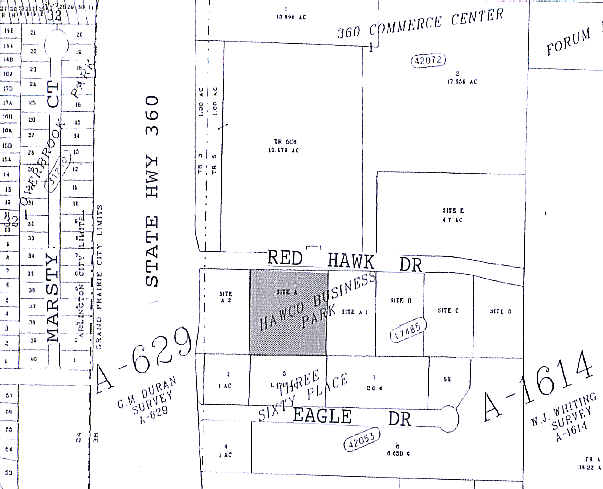 3011-3017 Red Hawk Dr, Grand Prairie, TX à louer - Plan cadastral – Image 2 sur 4