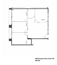 4060 Campus Dr, Newport Beach, CA à louer Plan d’étage– Image 1 sur 1