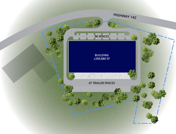14053 Industrial Park Blvd, Covington, GA à louer - Plan de site – Image 3 sur 9