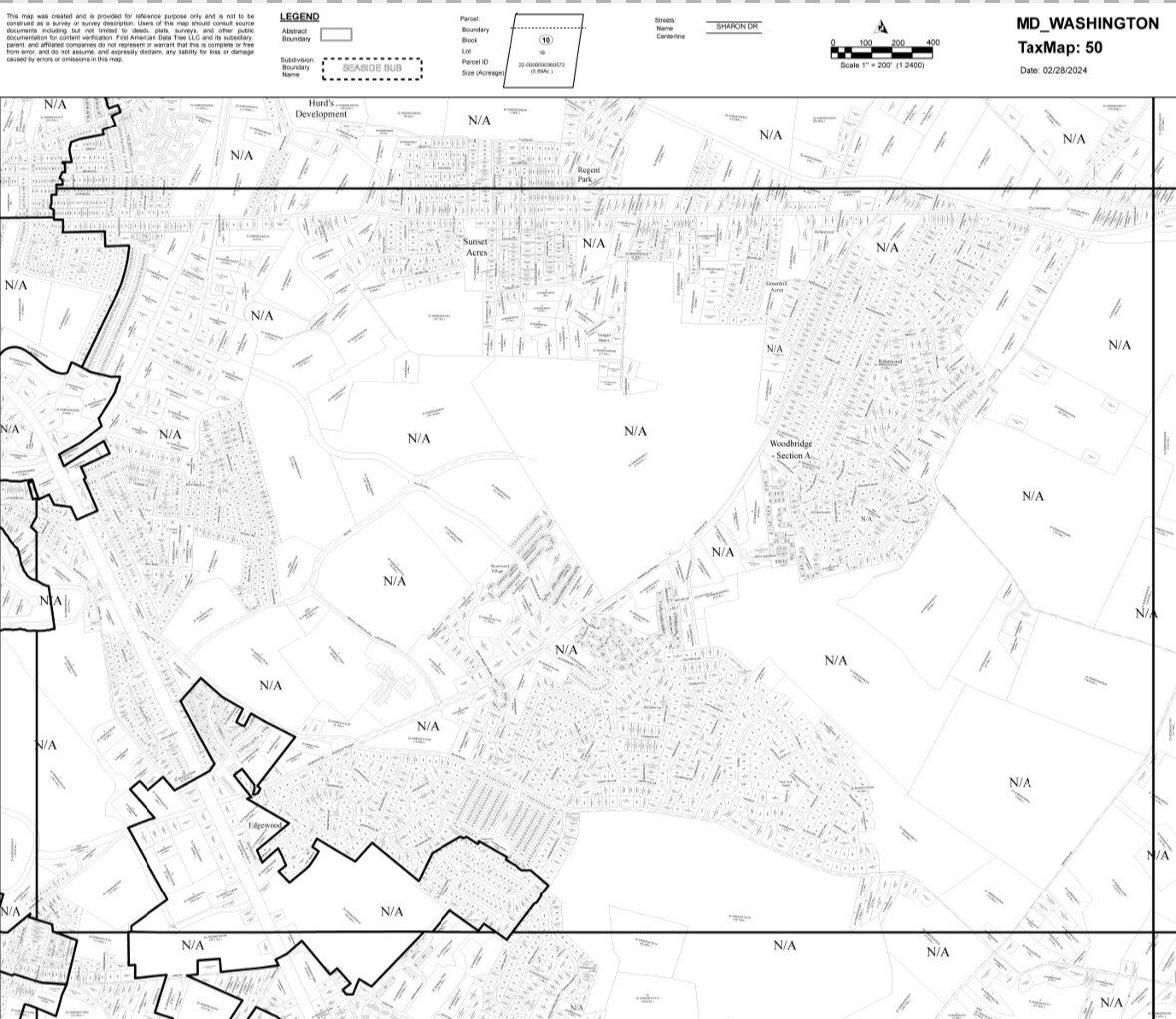 1101 Professional Ct, Hagerstown, MD à louer Plan cadastral– Image 1 sur 3