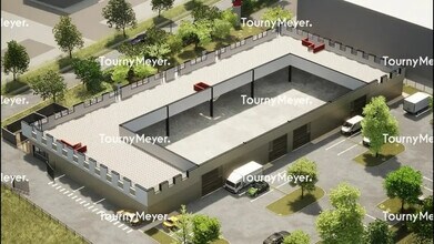 Carquefou, LA - Vue aérienne  vue de carte
