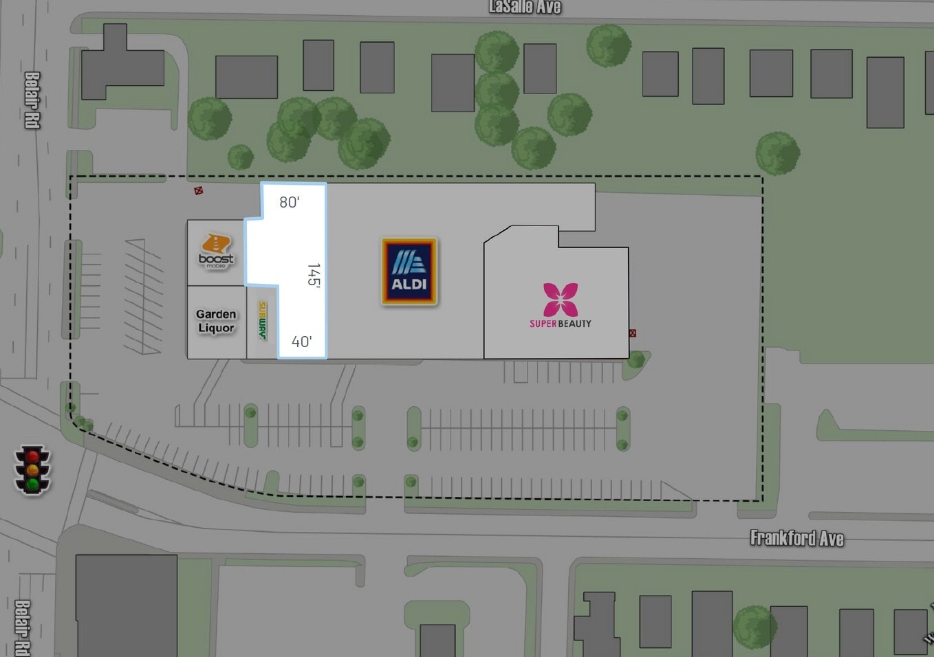 4206 Belair Rd, Baltimore, MD à louer Plan de site– Image 1 sur 1