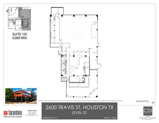 Plus de détails pour 2600 Travis St, Houston, TX - Local commercial à louer