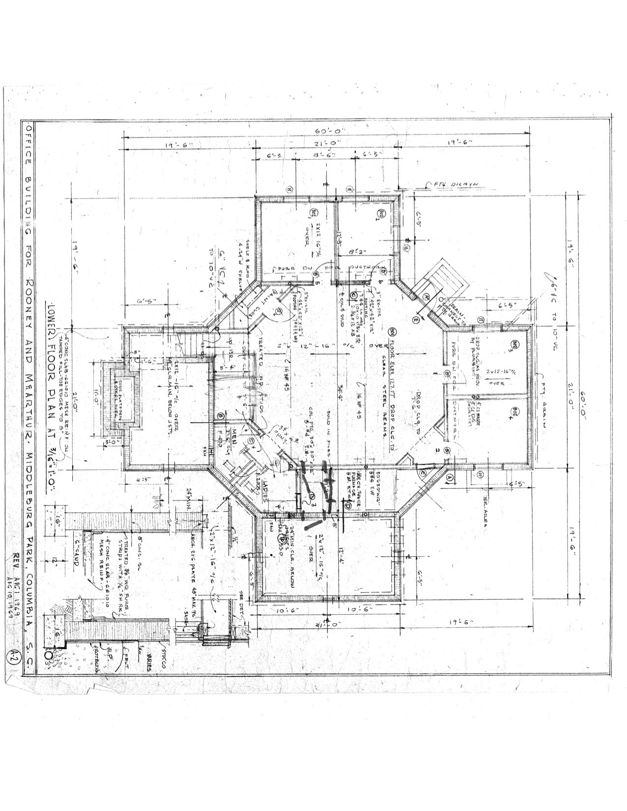 1600 St Julian Pl, Columbia, SC à louer Plan d’étage– Image 1 sur 1