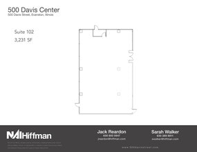500 Davis St, Evanston, IL à louer Plan d’étage– Image 1 sur 1