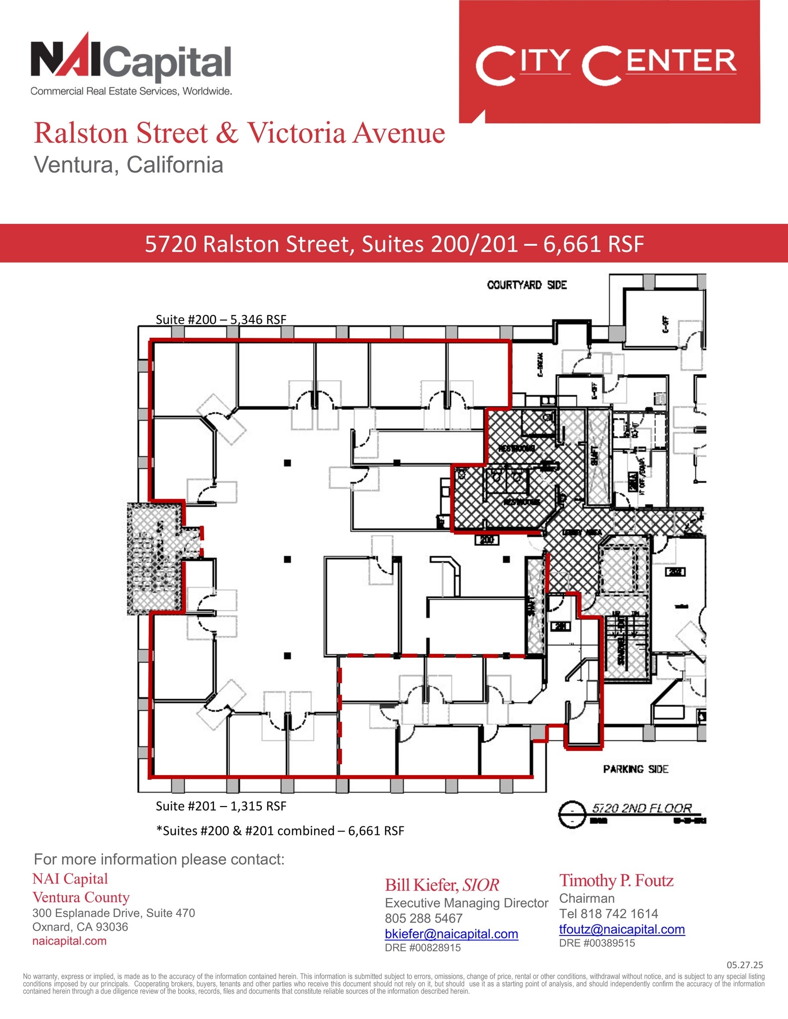 5700-5740 Ralston St, Ventura, CA à louer Plan de site– Image 1 sur 1