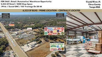 Plus de détails pour 6680 W Gulf To Lake Hwy, Crystal River, FL - Local commercial à vendre