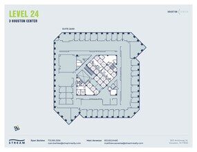 1301 McKinney St, Houston, TX à louer Plan d’étage– Image 1 sur 1