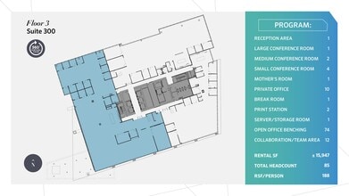 1711 Boren Ave, Seattle, WA à louer Plan d’étage– Image 1 sur 16