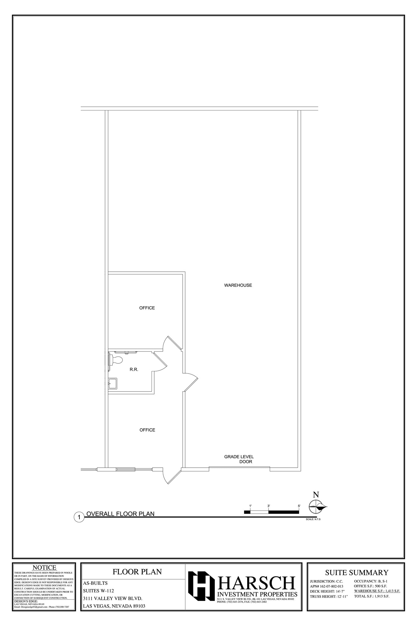 3111 S Valley View Blvd, Las Vegas, NV à louer Plan de site– Image 1 sur 1
