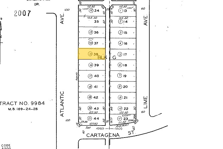 4250-4252 Atlantic Ave, Long Beach, CA à louer - Plan cadastral – Image 2 sur 12
