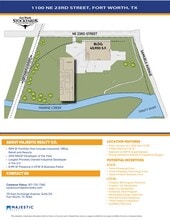 1100 NE 23rd St, Fort Worth, TX à louer Plan de site– Image 1 sur 1