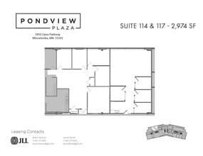 5850 Opus Pky, Minnetonka, MN à louer Plan d’étage– Image 2 sur 2