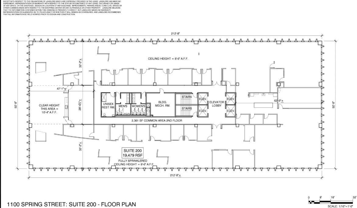 1100 Spring St NW, Atlanta, GA à louer Plan d’étage– Image 1 sur 1