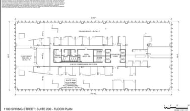 1100 Spring St NW, Atlanta, GA à louer Plan d’étage– Image 1 sur 1