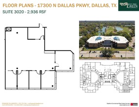 17300 N Dallas Pky, Dallas, TX à louer Plan d’étage– Image 1 sur 1