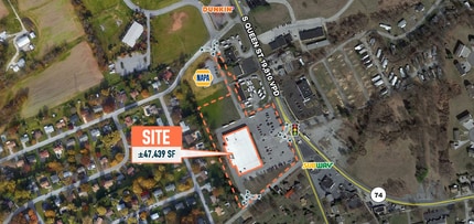 2720 S Queen St, Dallastown, PA - VUE AÉRIENNE vue de carte