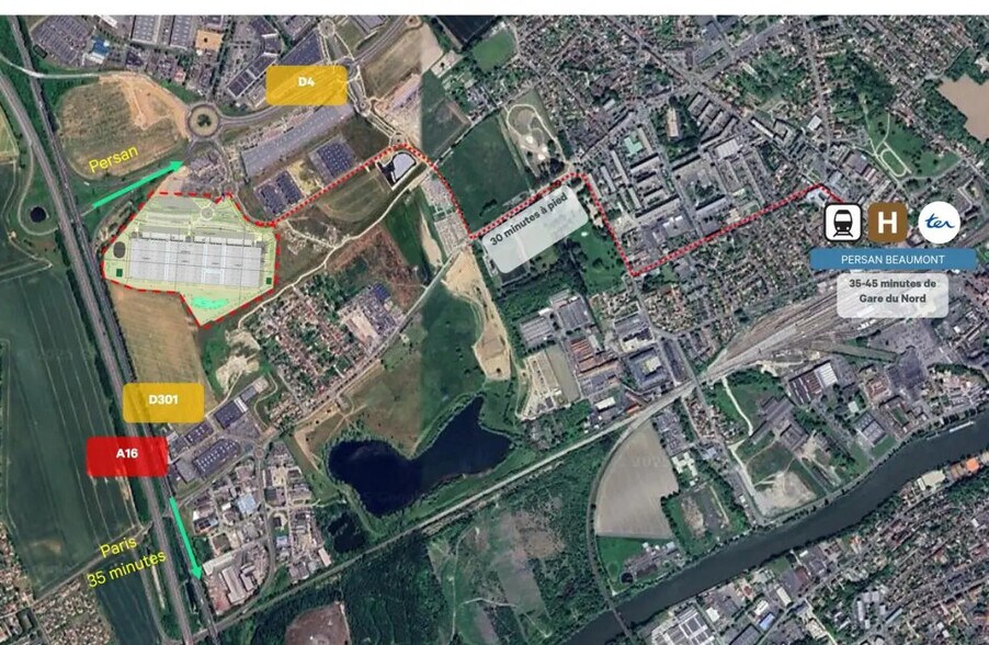 Industriel/Logistique dans Persan à louer - Photo de l’immeuble – Image 3 sur 5