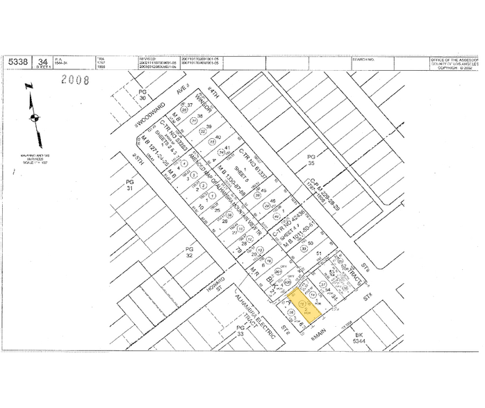 433-437 W Main St, Alhambra, CA à vendre - Plan cadastral – Image 2 sur 2