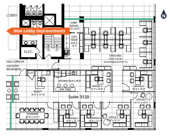 715 5 Av SW, Calgary, AB à louer Plan d’étage– Image 1 sur 1