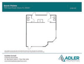7331-7399 Davie Road Ext, Hollywood, FL à louer Plan d’étage– Image 1 sur 9